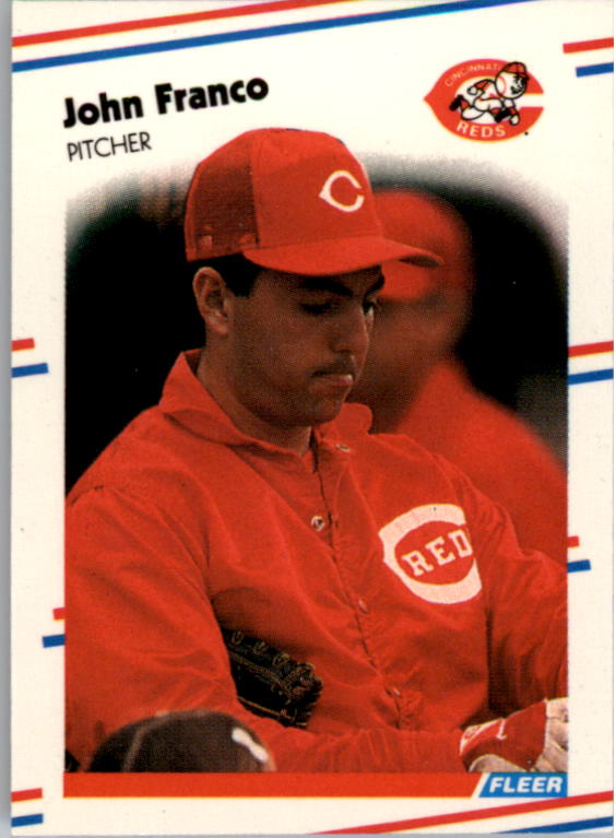 1988 Fleer Mini Baseball Cards 074      John Franco